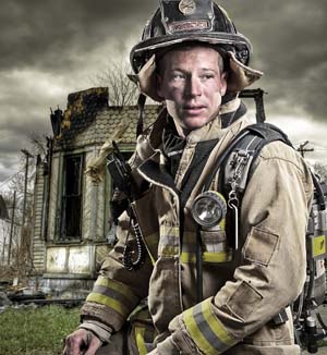 Portrait of a San Antonio Firefighter