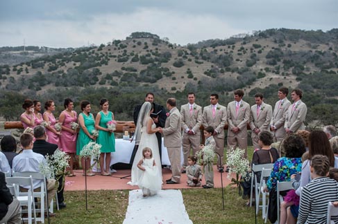 Wedding Ceremony at the Happy H Ranch