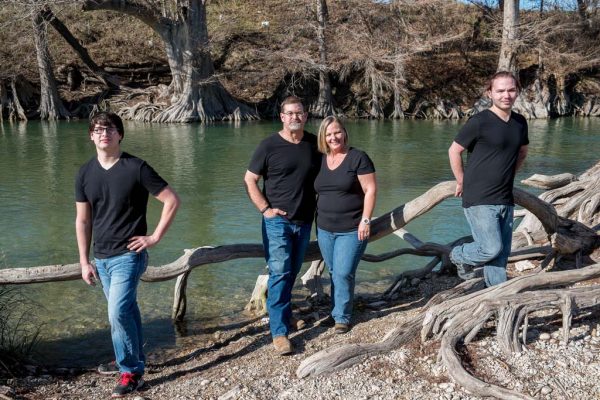 Family Session at the Guadalupe River