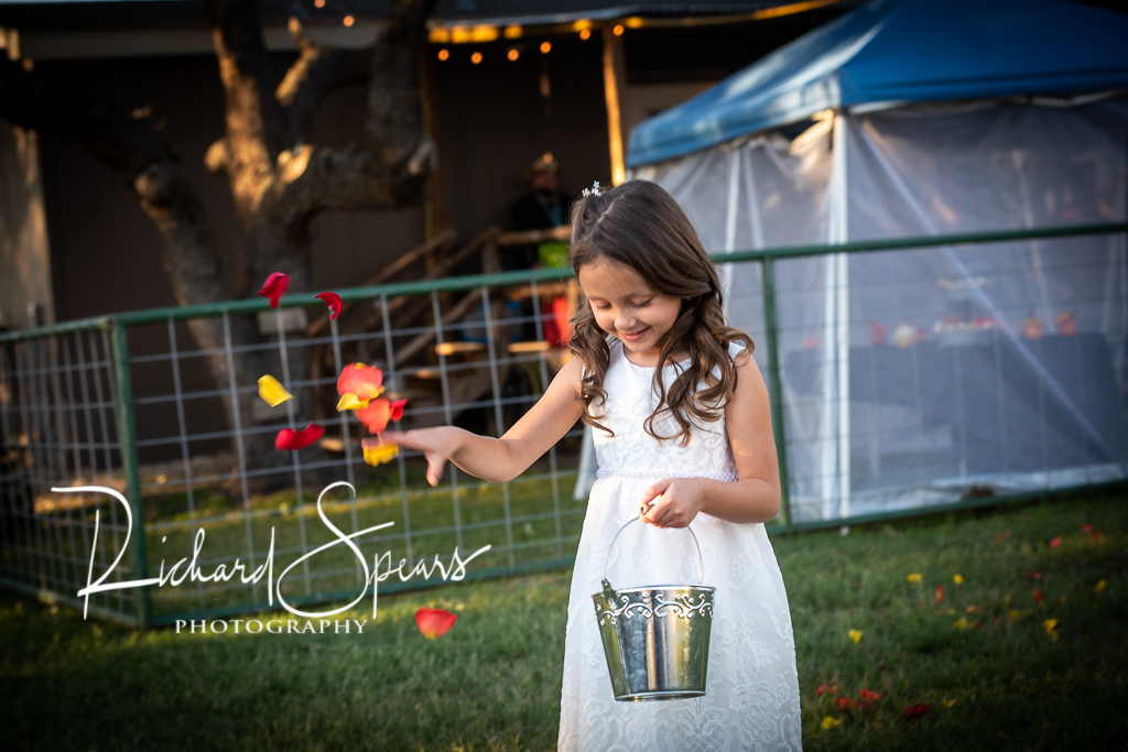 San Antonio Wedding Photographer Flower Girl